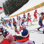 TIFO DA STADIO A LAGO DI TESERO. PER LE STARS DEL FONDO AL TOUR DE SKI